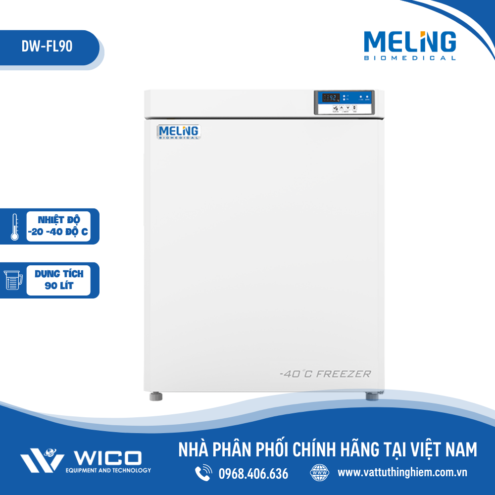 Tủ Lạnh Âm Sâu -40 độ C Hãng Meiling DW-FL90 | 90 Lít
