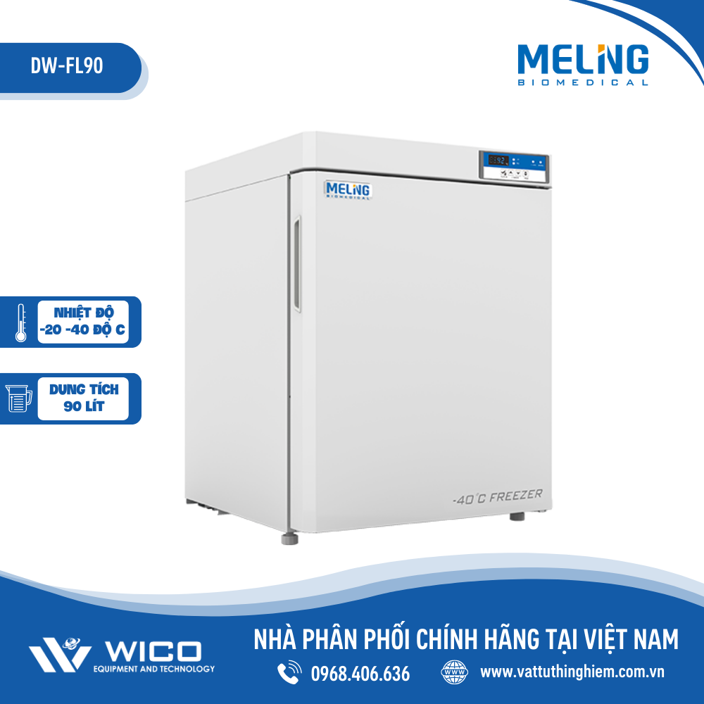 Tủ Lạnh Âm Sâu -40 độ C Hãng Meiling DW-FL90