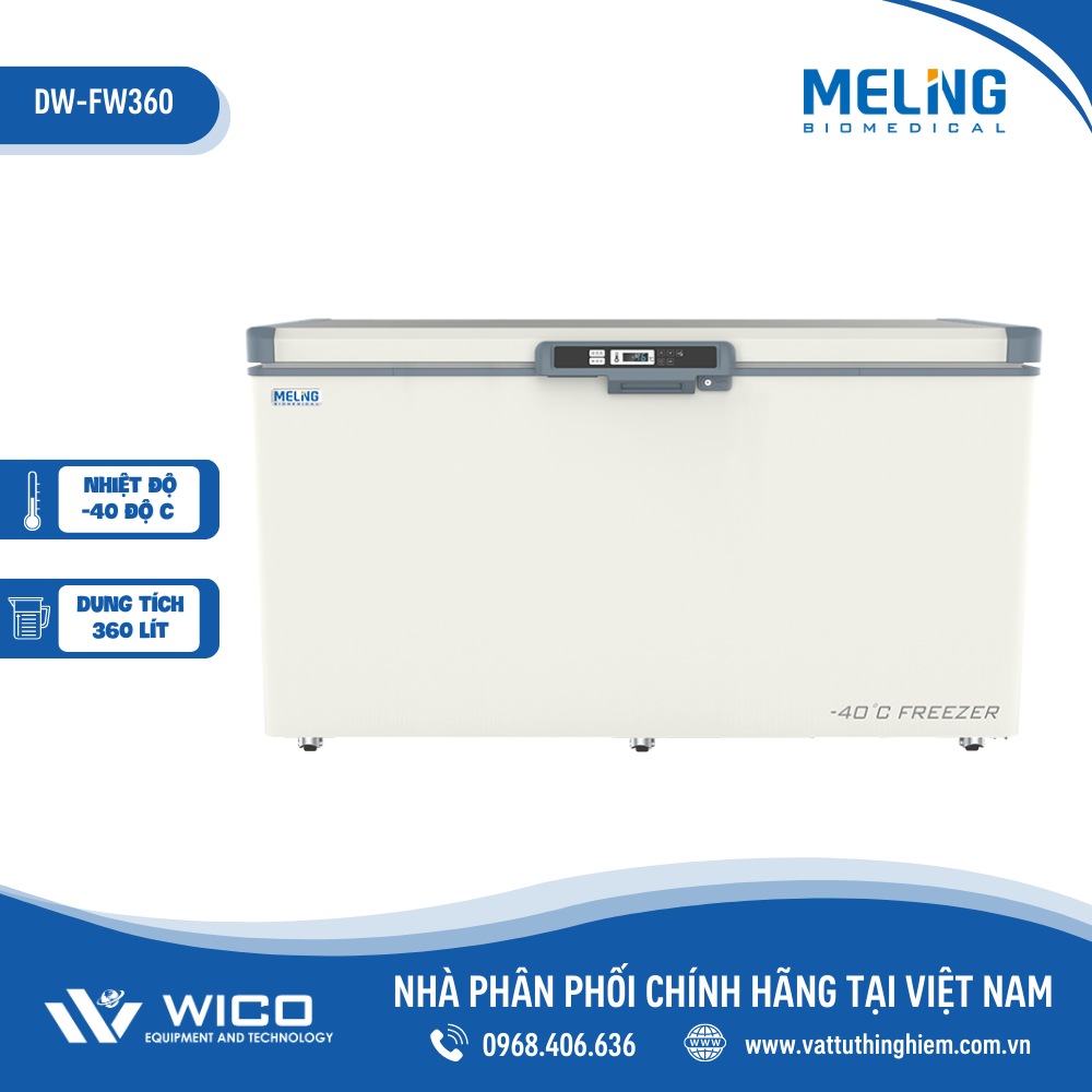 Tủ Lạnh Âm Sâu -40 độ C Hãng Meiling DW-FW360