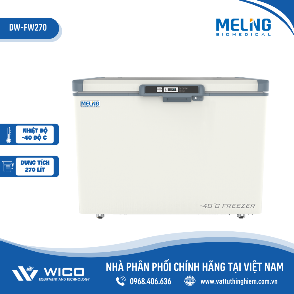 Tủ Lạnh Âm Sâu -40 độ C Meiling DW-FW270