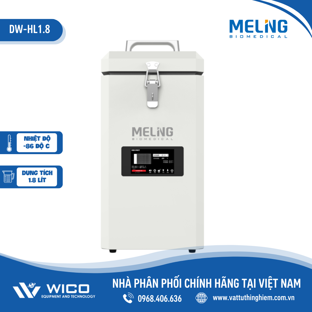 Tủ Lạnh Âm Sâu -86 độ C Hãng Meiling DW-HL1.8 | 1.8 Lít