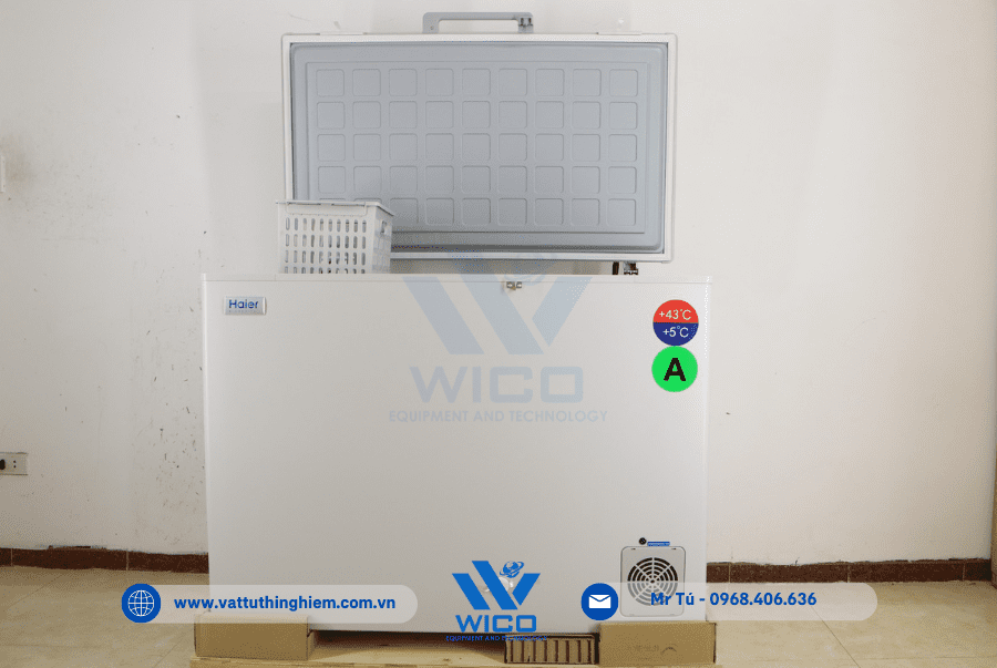 Tủ bảo quản vacxin, thuốc, sinh phẩm Haier HBC-150 được thiết kế nhỏ gọn