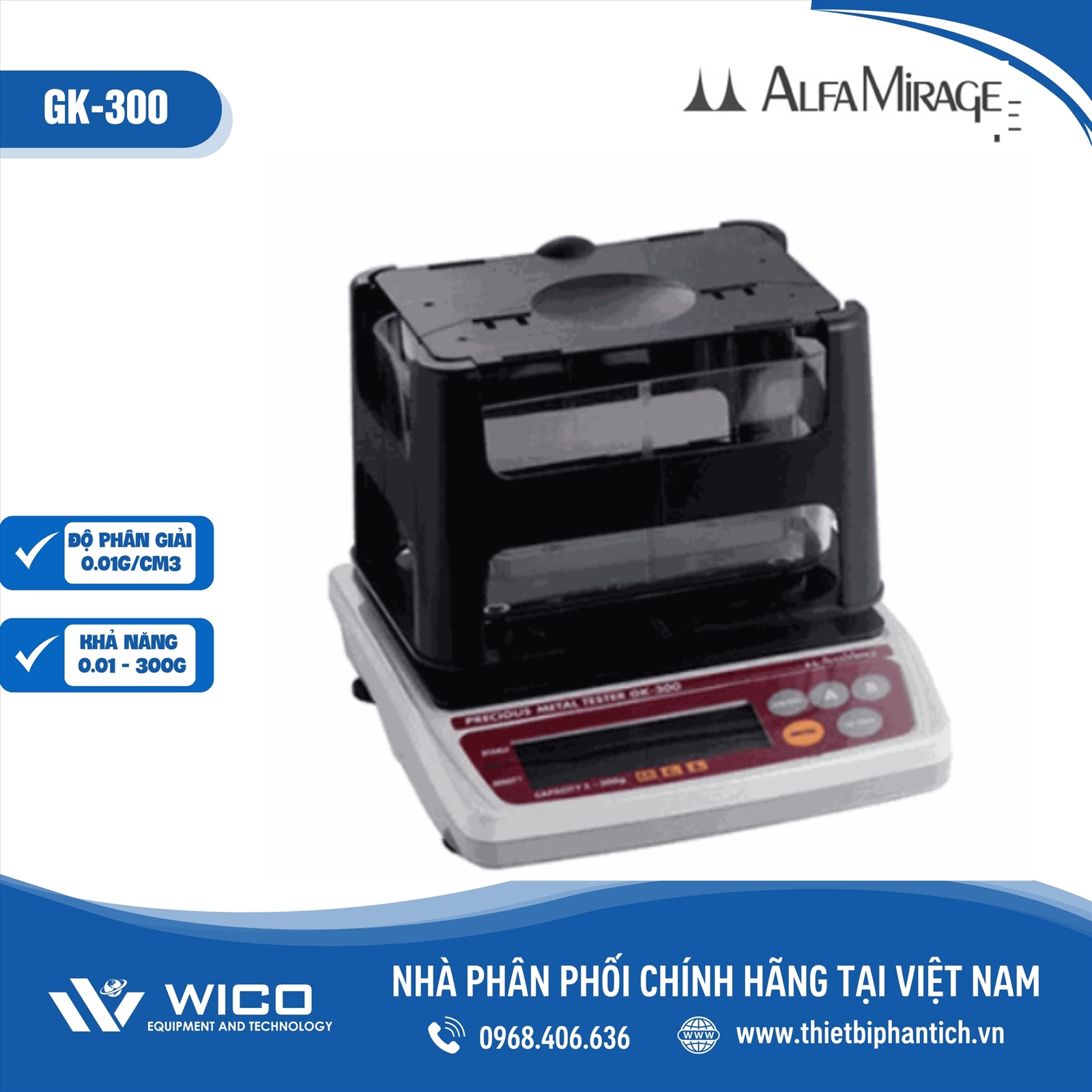 Cân Thử Tuổi Vàng GK-300 Alfa Mirage - Nhật Bản