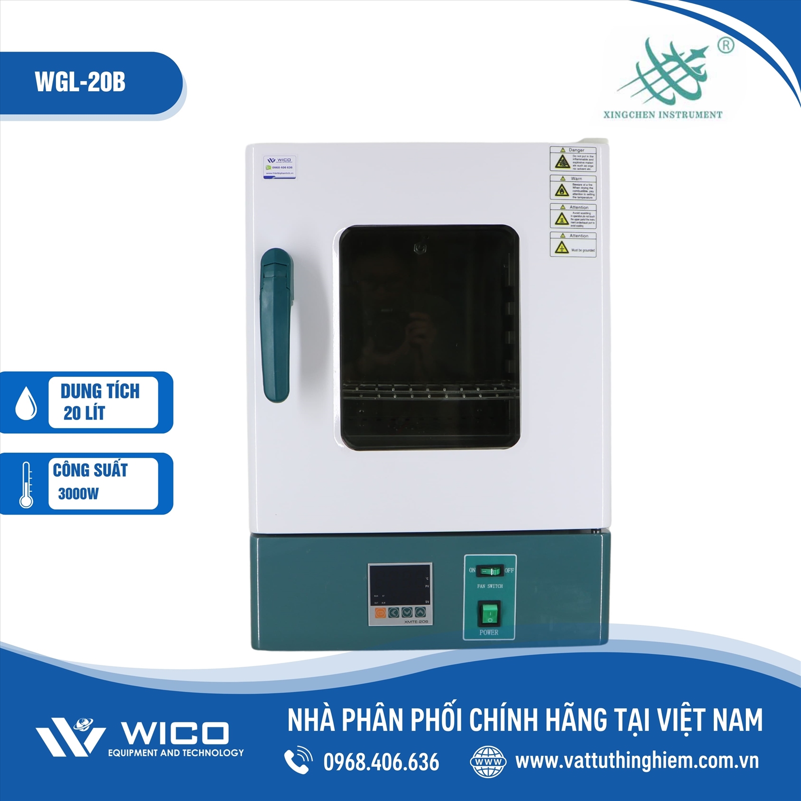 Tủ Sấy 300 Độ 20 Lít Trung Quốc WGL-20B (Xingchen)
