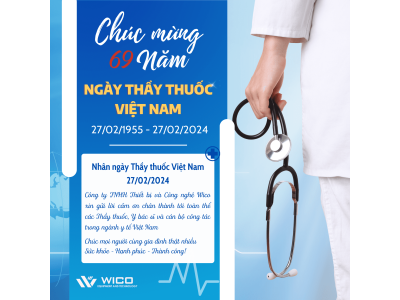 Wico Chúc Mừng Ngày Thầy Thuốc Việt Nam 27/02/2024