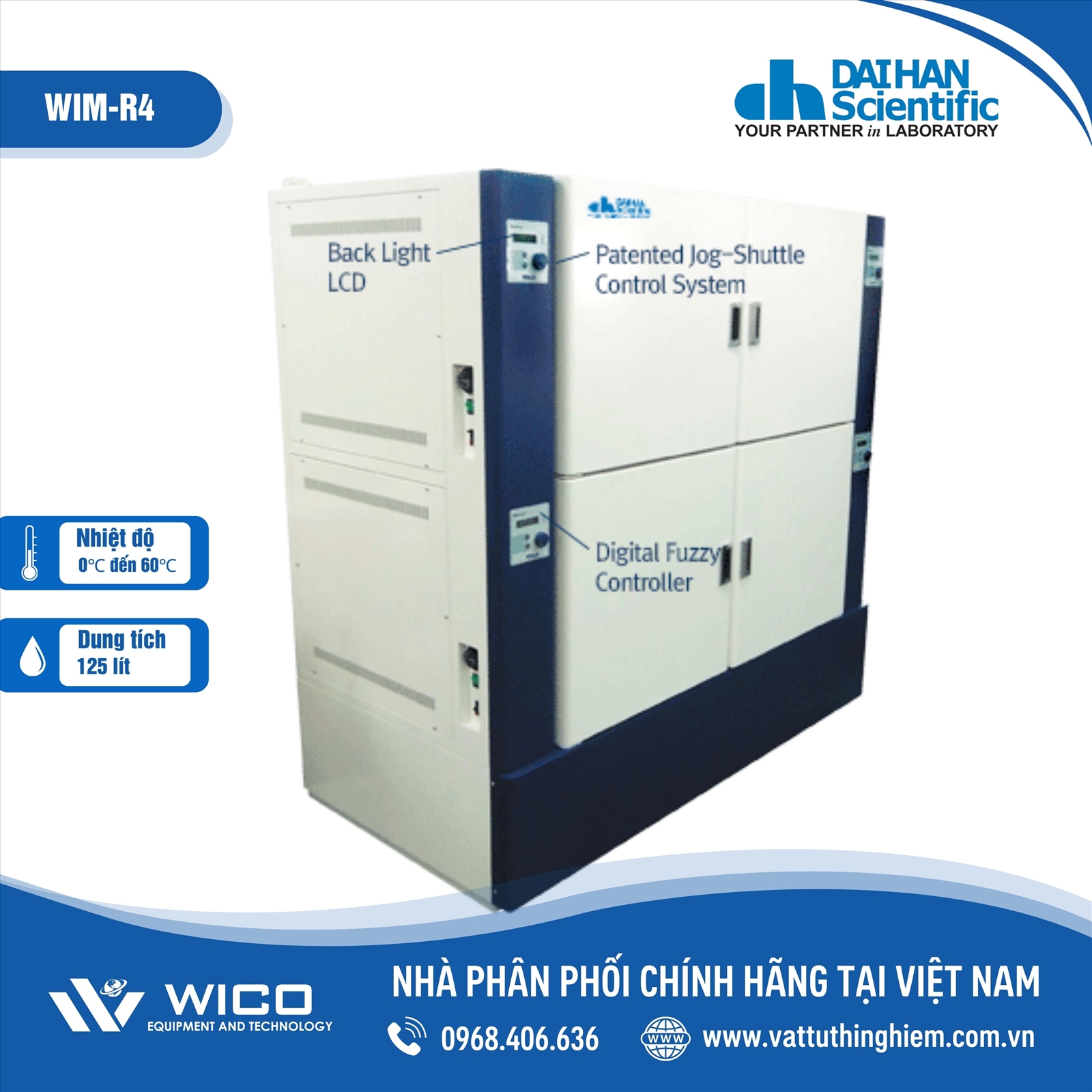 TỦ ẤM LẠNH NHIỀU BUỒNG DAIHAN WIM-R4
