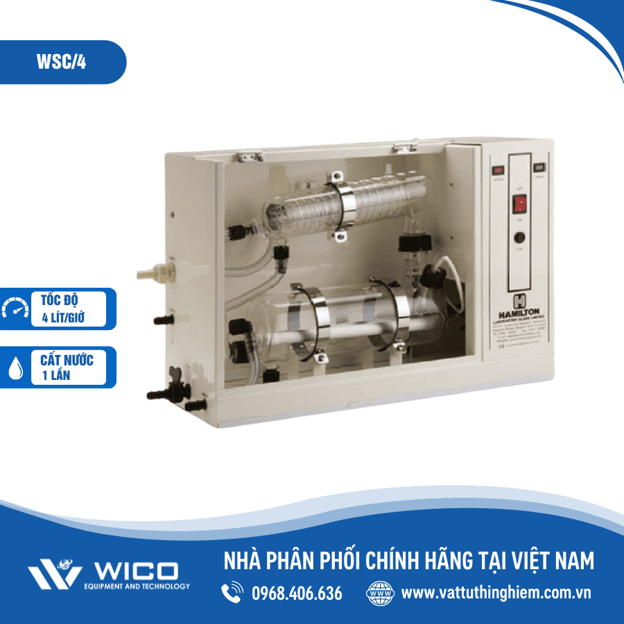 Máy cất nước 1 lần Hamilton WSC/4 (4 lít/giờ)