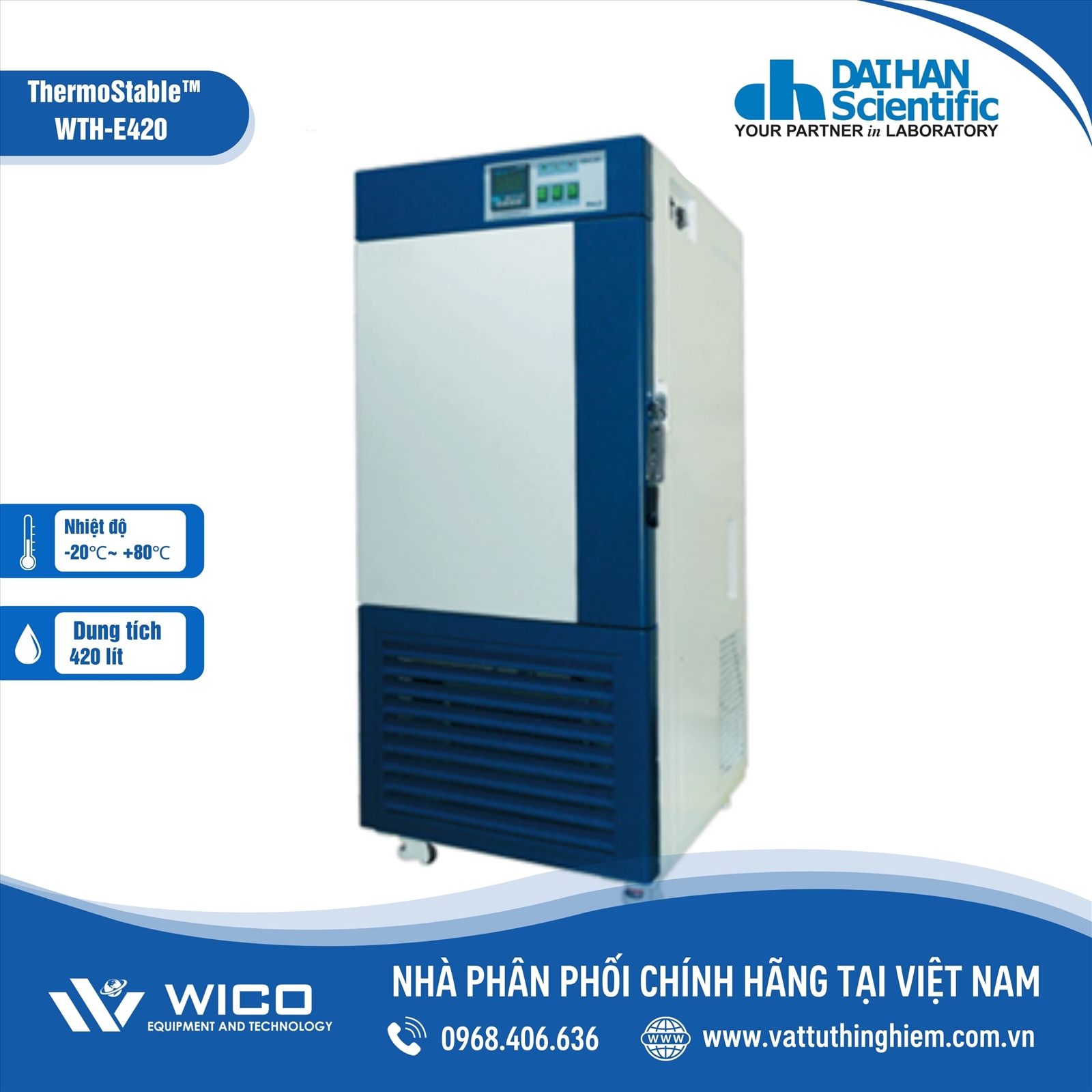 TỦ SINH TRƯỞNG DAIHAN WTH-E420