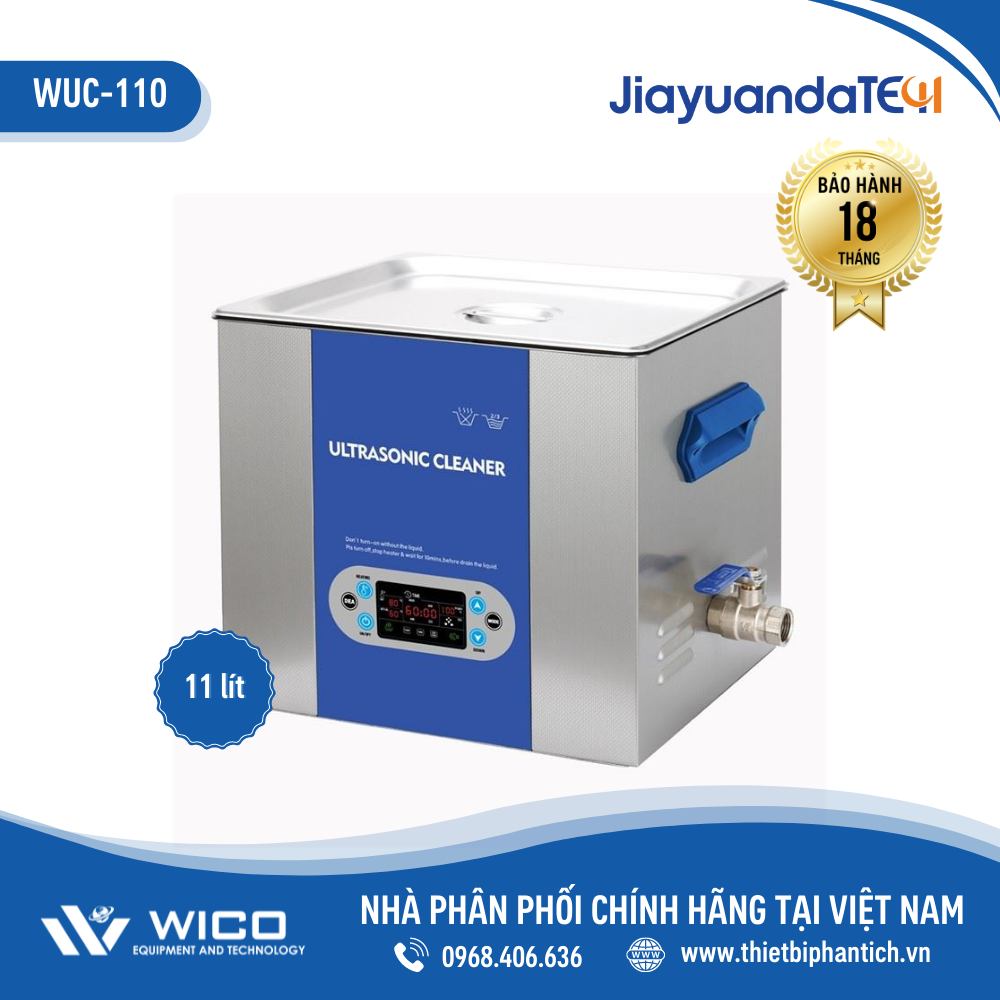 Bể Rửa Siêu Âm Trung Quốc WUC-110 ⭐ 11 Lít - Màn Hình LCD