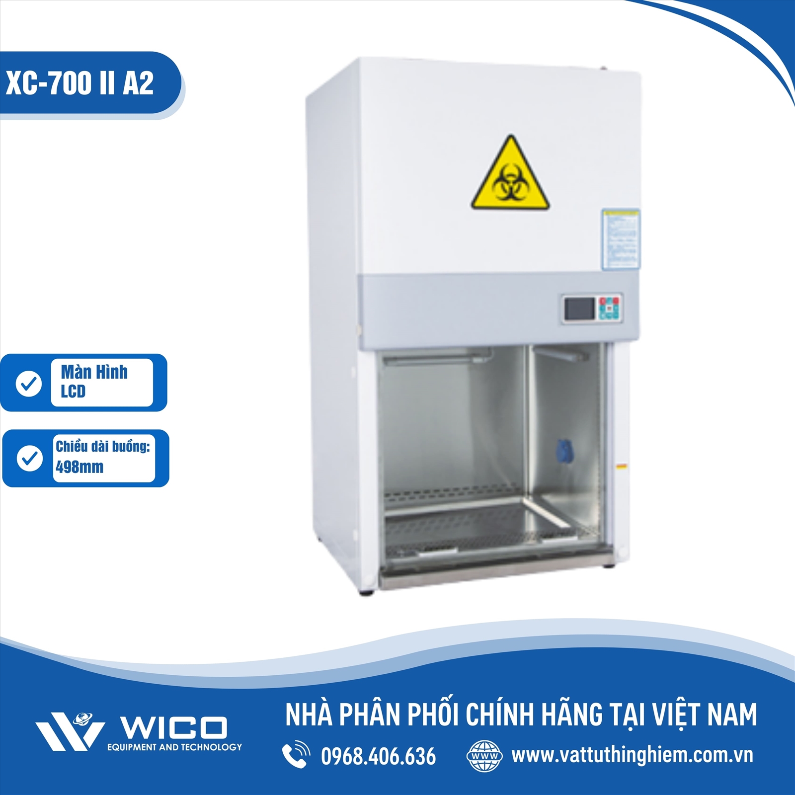 Tủ An Toàn Sinh Học Để Bàn XC-700 II A2