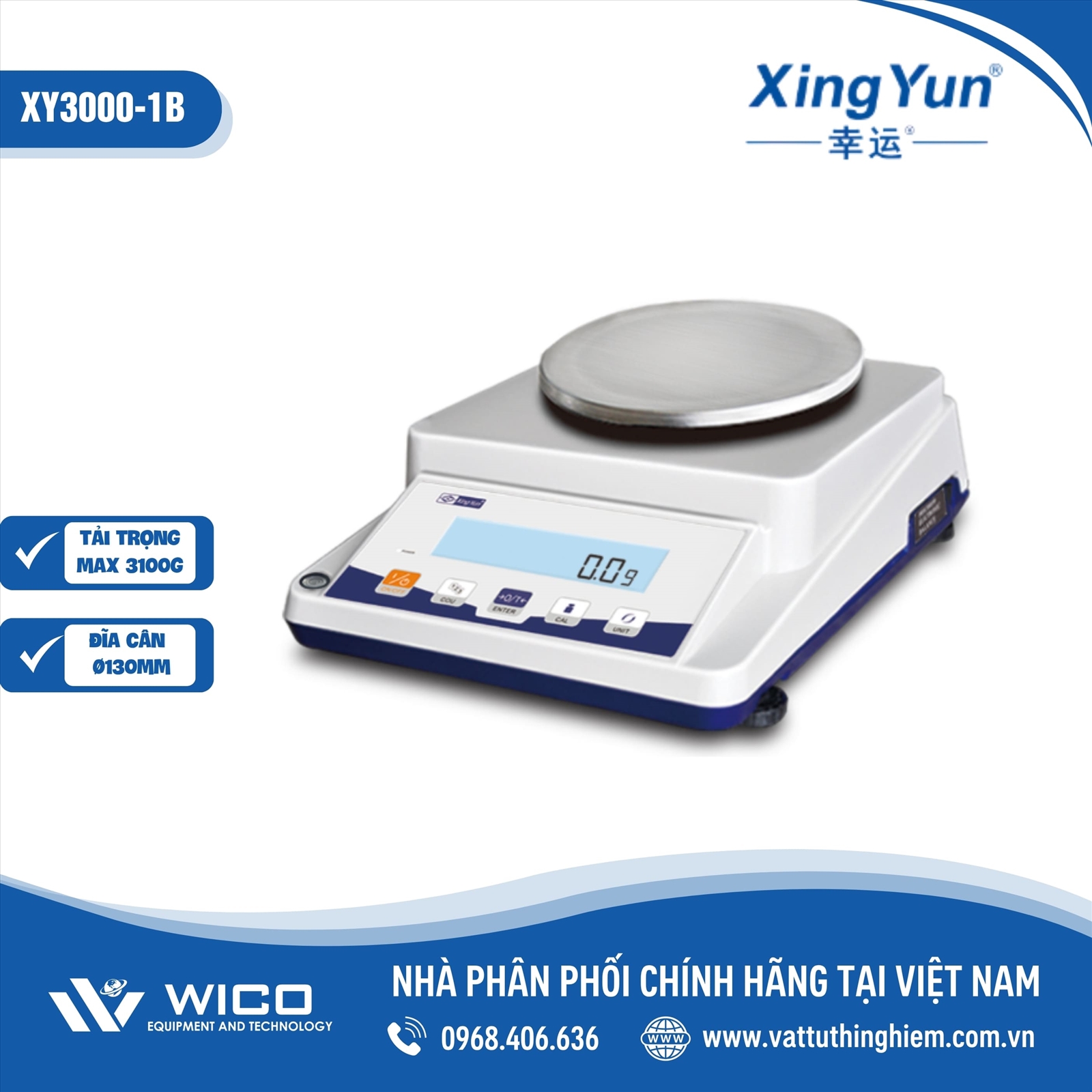 Cân kỹ thuật XingYun XY3000-1B | 3100g