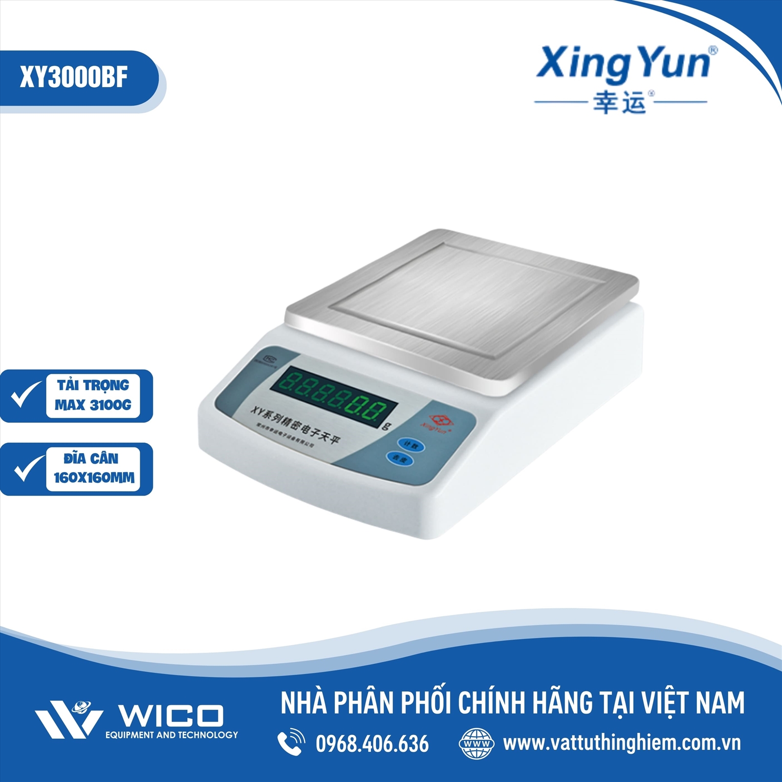 Cân kỹ thuật XingYun XY3000BF | 3100g