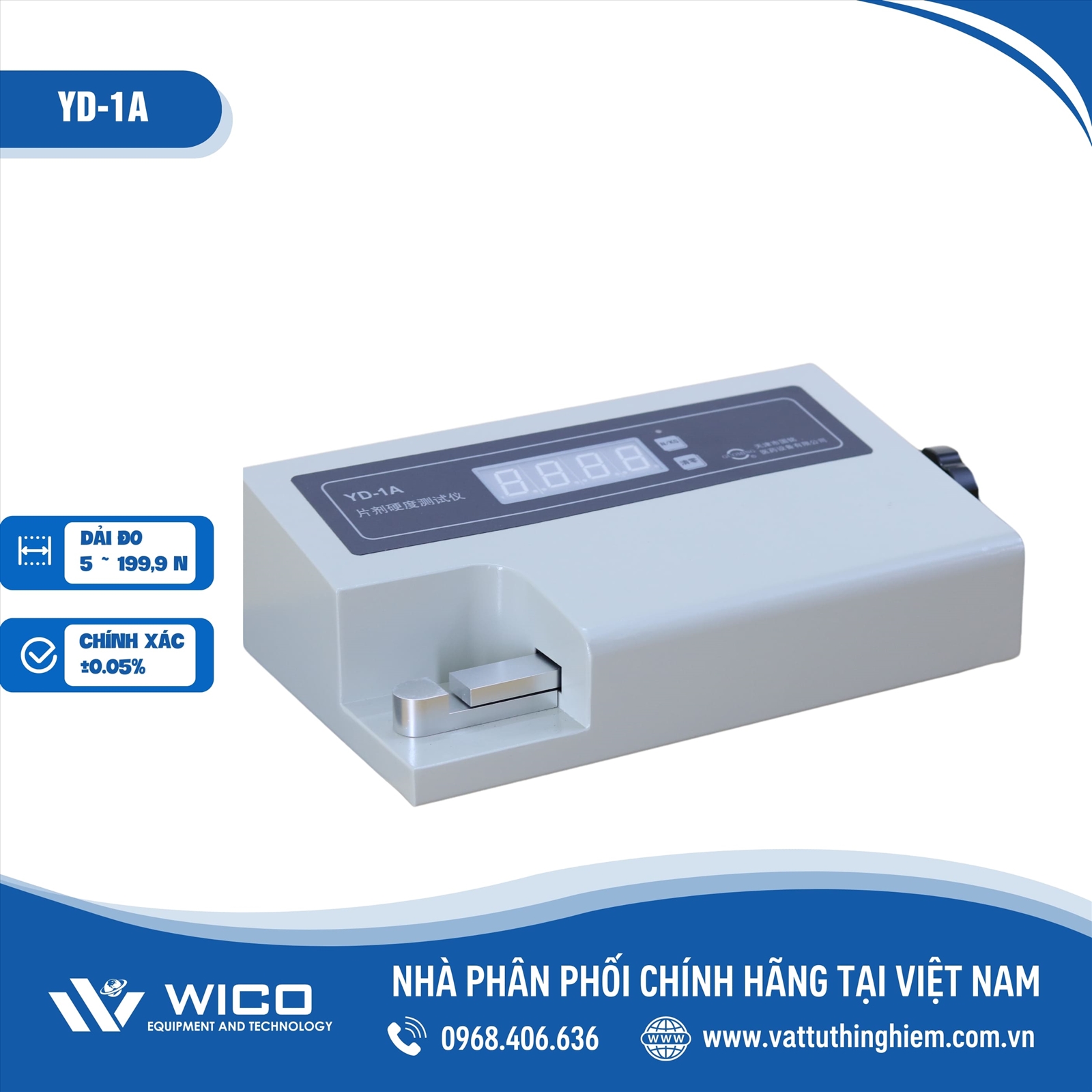 Máy Đo Độ Cứng Thuốc Viên YD-1A | Hãng Guoming