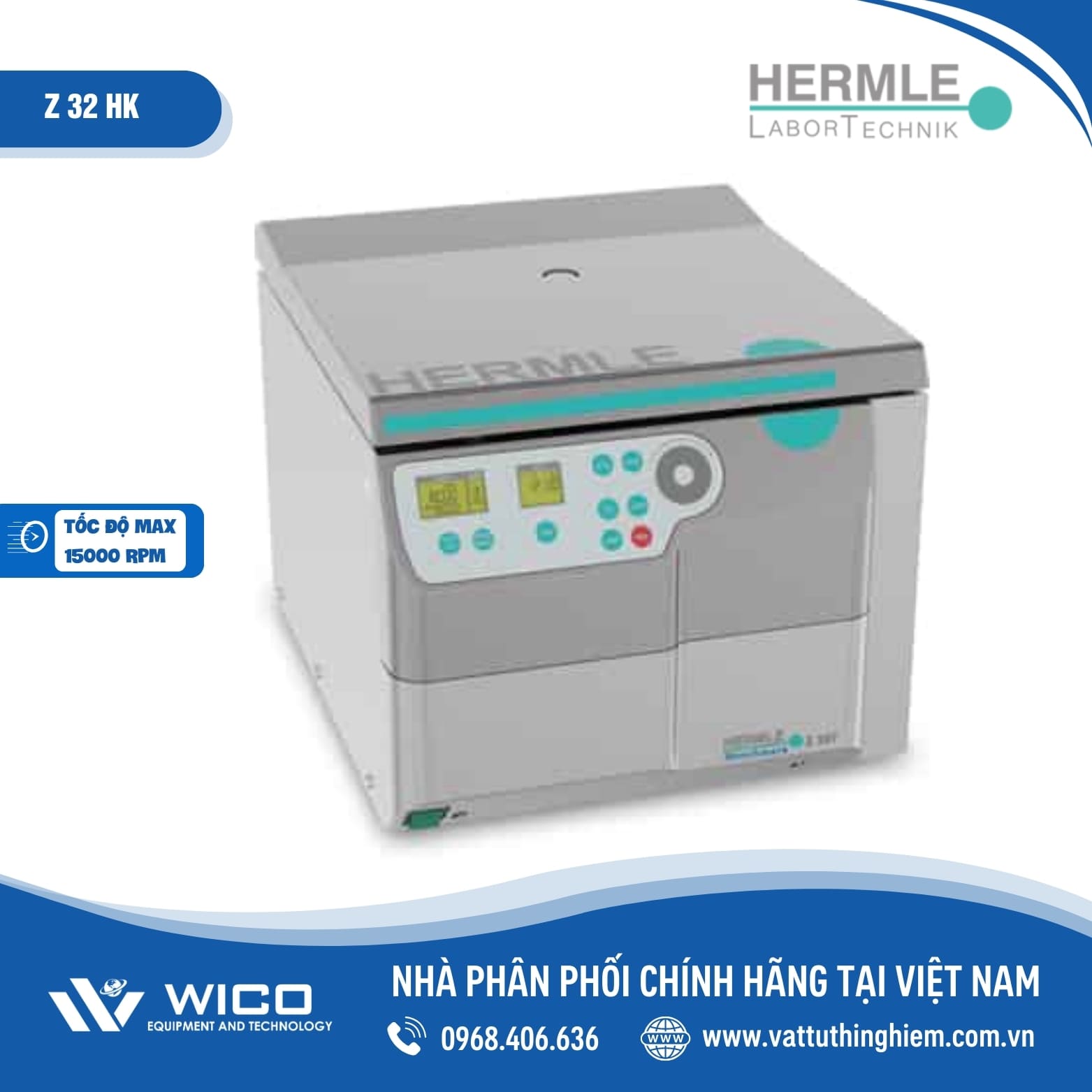 Máy ly tâm tốc độ cao Hermle Z 32 HK
